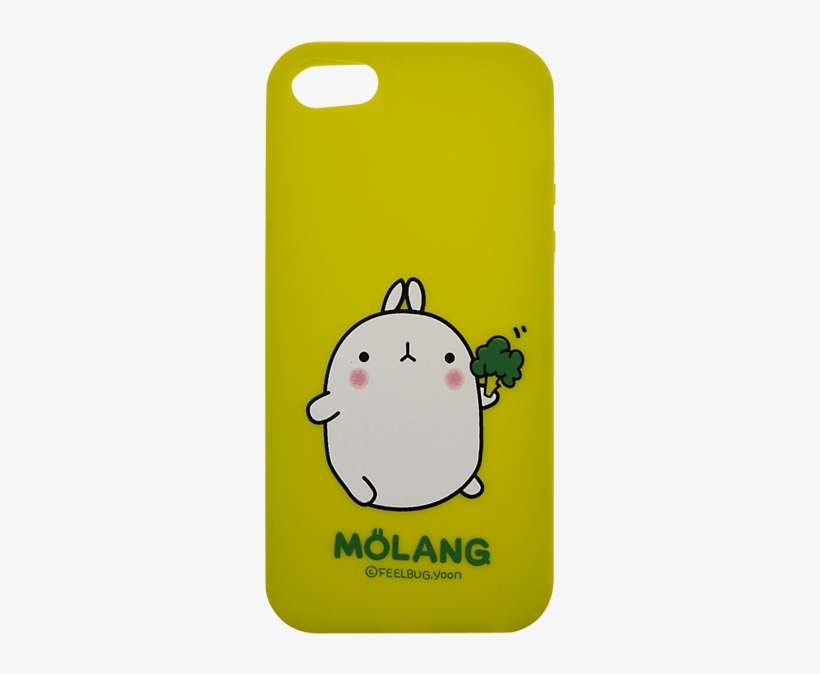 Silicone Iphone Case - Purple Molang, transparent png download