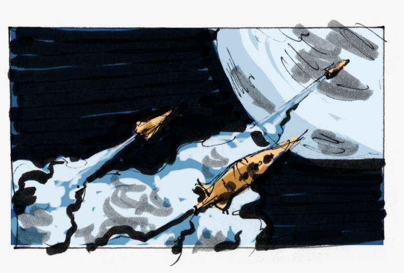 Tempest In The Aether Cinematicleaping To The Heavens - Painting, transparent png download