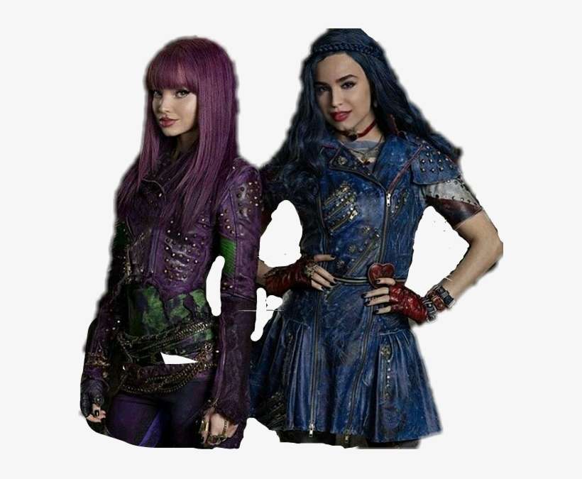 Descendientes 2 Dovecameron Sofiacarson - Descendientes Mal Y Evie Bff, transparent png download