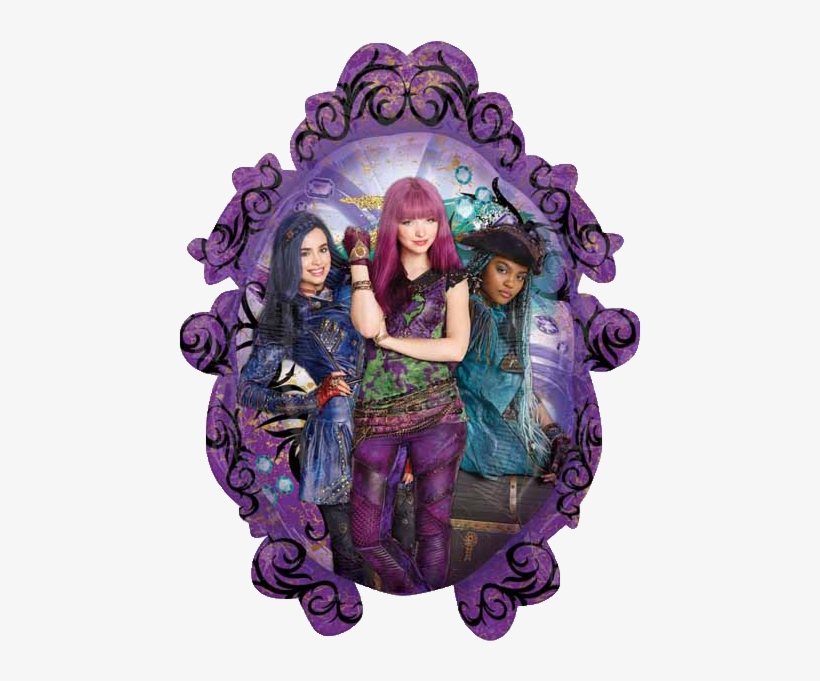 Disney Descendants Birthday Party Supply Party Supplies - Descendant Uma Mal Evie, transparent png download