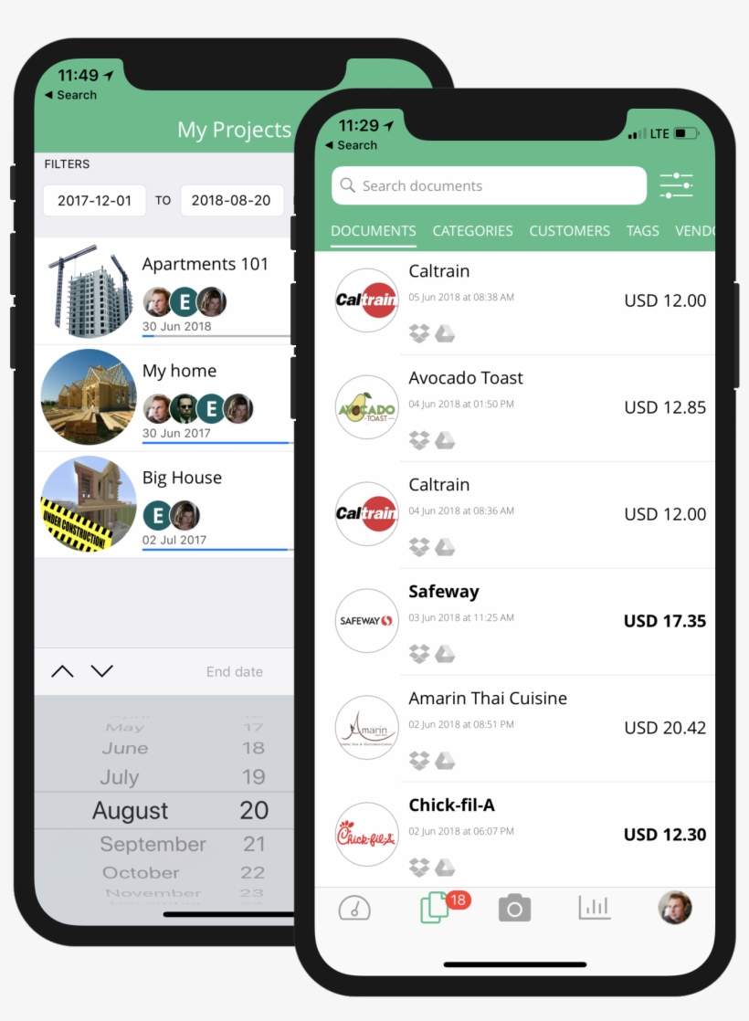 Veryfi Core App Expense Receipts Projects Manager Png - Expense, transparent png download