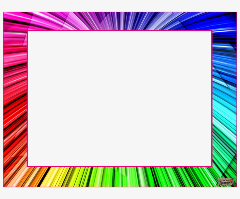 Marcos Photoscape Colores Del Arco Iris - Rainbow Background, transparent png download