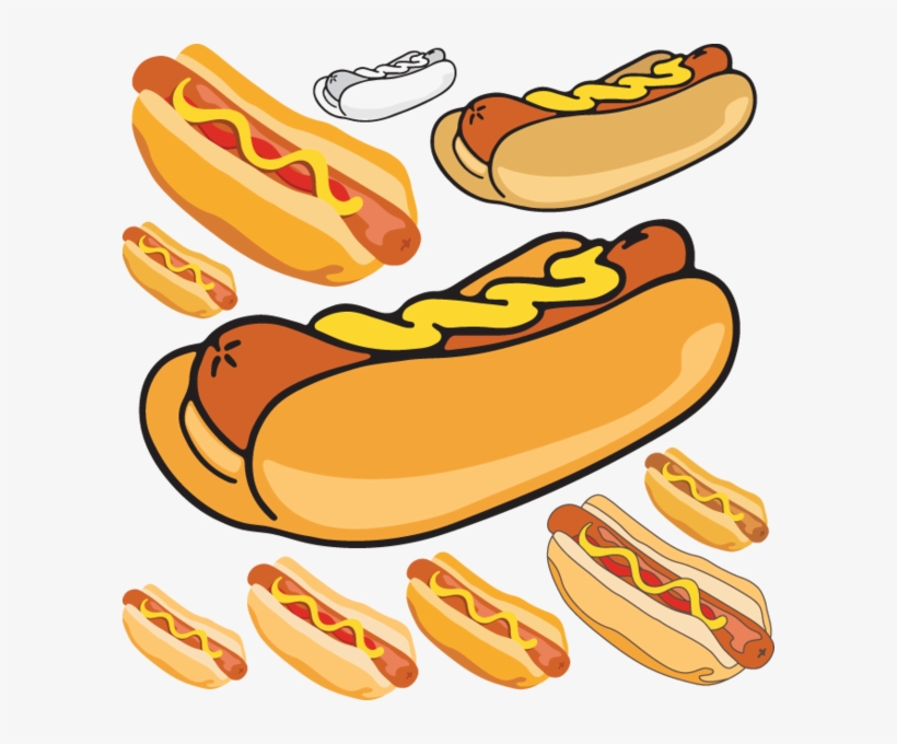 573 Hot Dog - Clip Art, transparent png download
