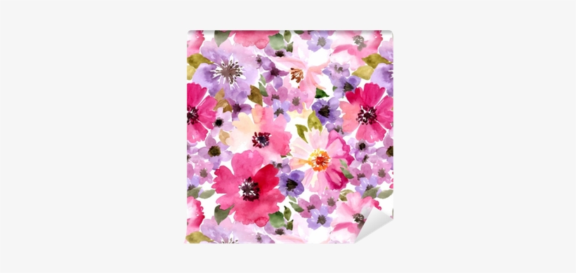 Vector Pattern With Flowers And Plants - 2017 Bold Blossoms Do It All Wall Calendar - Book, transparent png download