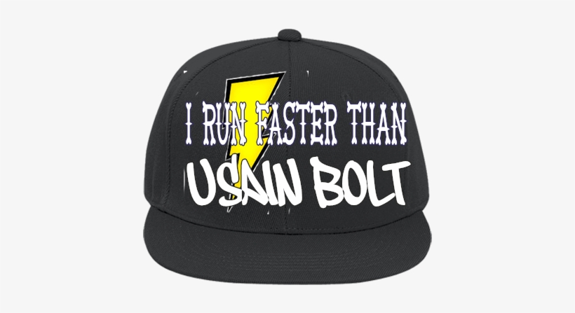 I Run Faster Usain Bolt - Baseball Cap, transparent png download