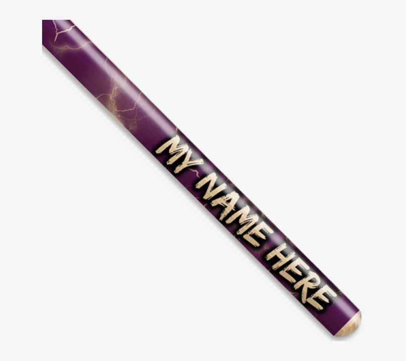 Purple Lightning Strike Personalized Custom Drumsticks - Personalized Drumsticks (1 Pair With Each Order) Lightning, transparent png download