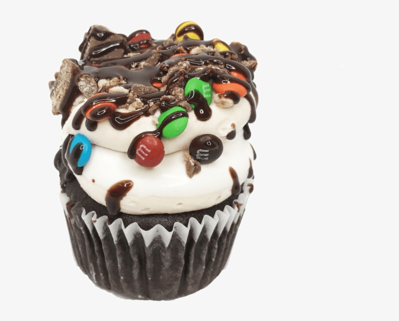 Chocolate Candyland Cupcake - Chocolate, transparent png download