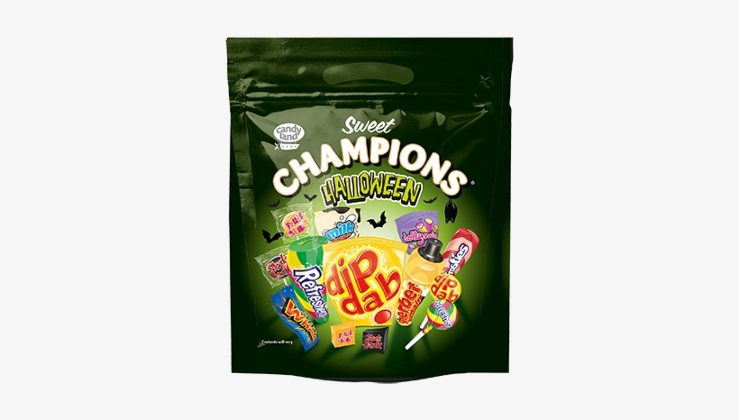 Candyland Champions Halloween 500g Pouch - Sweet Champions Halloween Bag, transparent png download