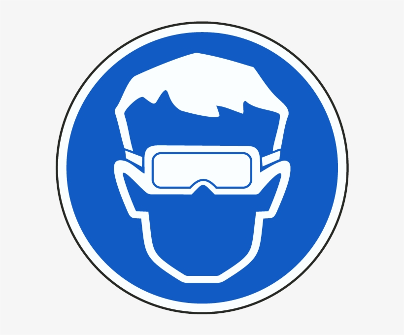 Download Safety Goggles Must Be Worn Sign PNG Image Transparent PNG Free Download on SeekPNG