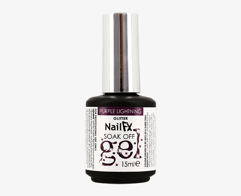 Tap To Expand - Edge Nailfx Soak Off Gel Polish 15ml - Red Hot Glitz, transparent png download