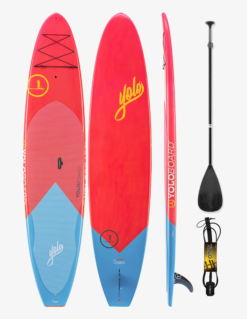 Yolo 12' Coastal Cruiser Stand Up Paddleboard - Standup Paddleboarding, transparent png download
