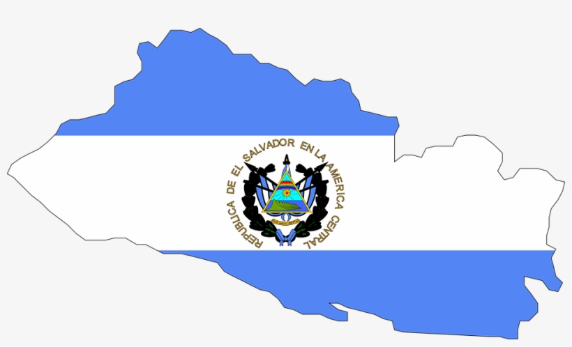 Fredy Ochoa, El Salvador - El Salvador Mapa Bandera, transparent png download
