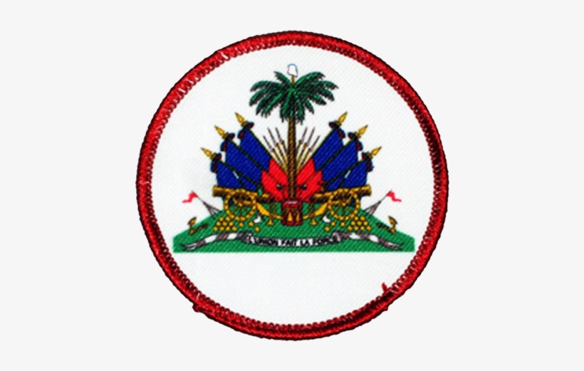 Haiti Coat Of Arms Patch - Haitian Coat Of Arms Transparent, transparent png download