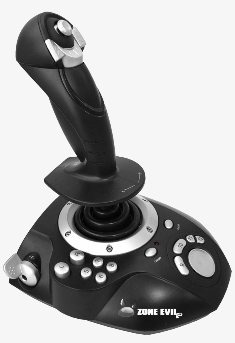 Zone Evil Black And Silver Joystick Png Image - Joystick Png, transparent png download