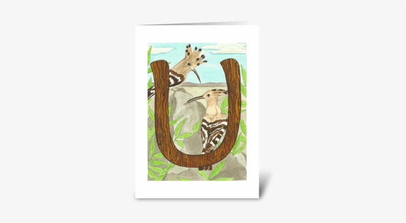 U For Upupa Greeting Card - Meerkat, transparent png download