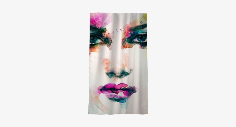 Woman Portrait - Painting Of Woman Face, transparent png download