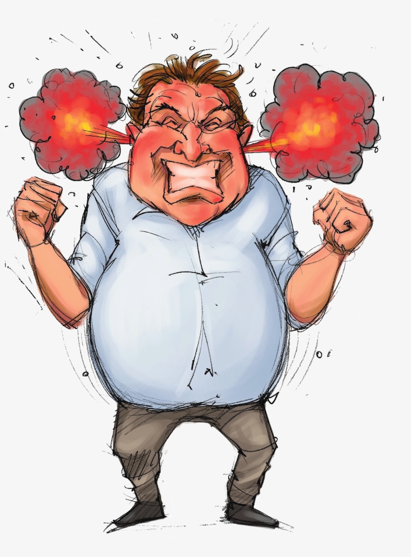 Need Self-control Stop Flipping Out - Man Out Of Control, transparent png download