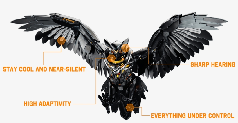 Asus Strix Owl Gif, transparent png download