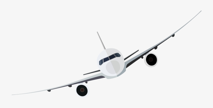 Airplane Png Vector - Vector Airplane Free Png, transparent png download