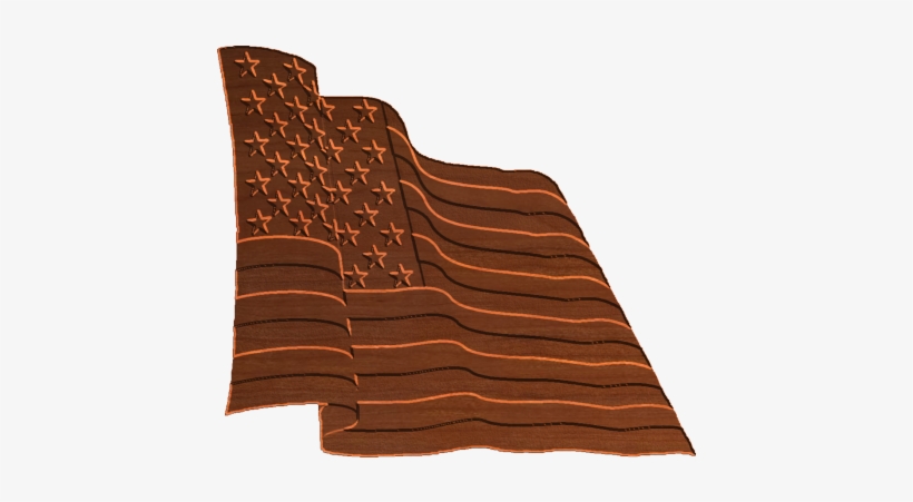 Waving Flag - Wood, transparent png download