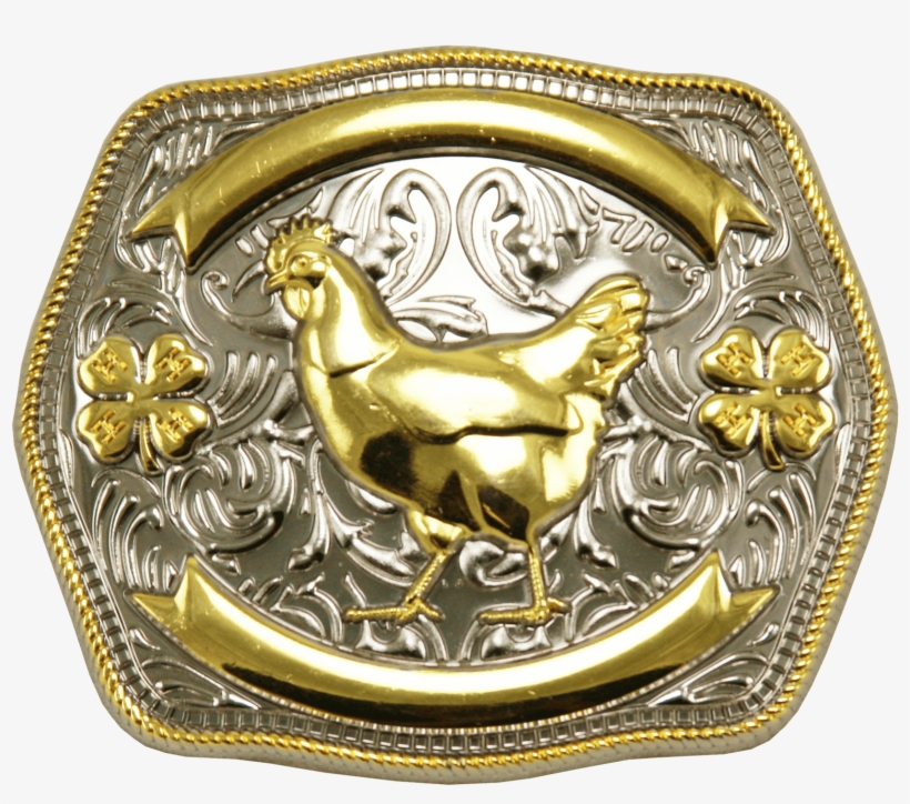 4-h Poultry Custom Belt Buckle - Belt Buckle Png, transparent png download
