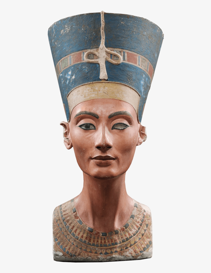 Bust Of Nefertiti Art, transparent png download