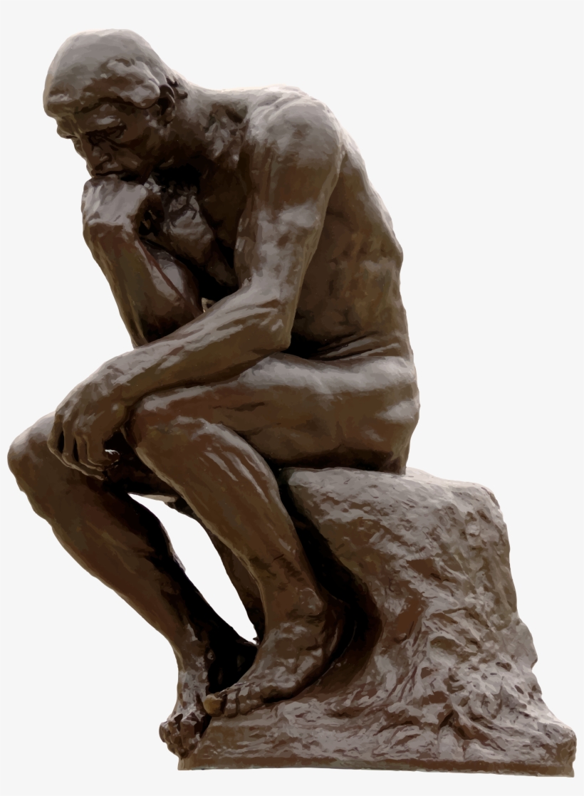 Fascinating Art And Culture Of France - Thinker Png, transparent png download