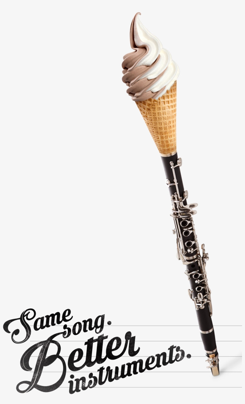 Clarinet Same Song Better Instruments - Sweetums Wall Decals Rise And Shine Wall Decal, Black, transparent png download