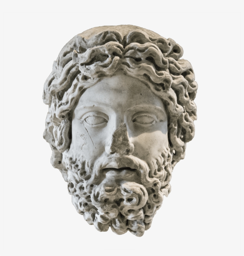 Antique Head - Statue Png, transparent png download