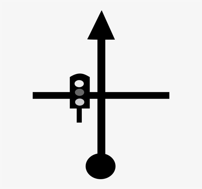 How To Set Use Signal Take Straight Road Svg Vector, transparent png download