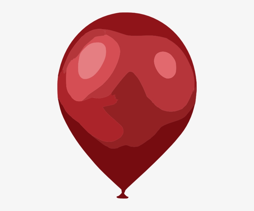 Red Balloon Clip Art - Inflating Balloon Clipart, transparent png download