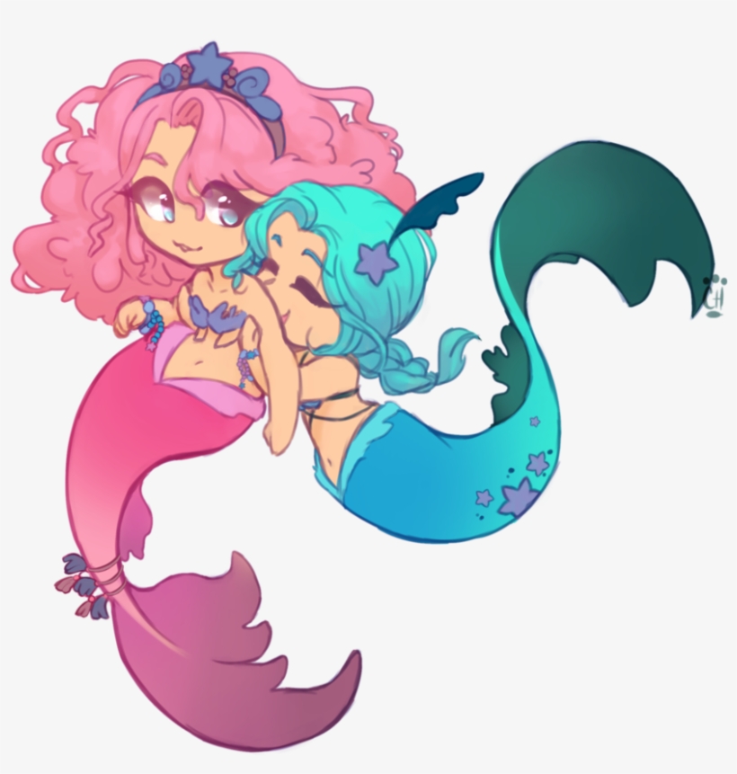 Cute Mermaid Clipart Mermaid Clipart Png File-300 Dpi - Cute Pictures Of Mermaids, transparent png download