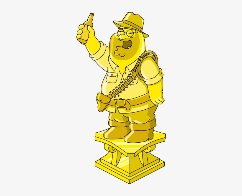Deco Gold Adventurer Trophy - Glenn Quagmire, transparent png download