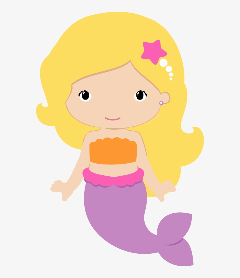 Clipart Rock Mermaid - Mermaid Clip Art Png, transparent png download