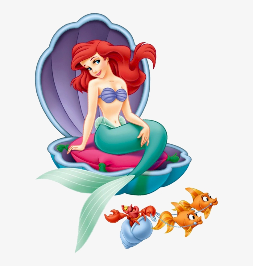 Ariel Clipart Animated Princess - Clip Art Ariel The Little Mermaid, transparent png download