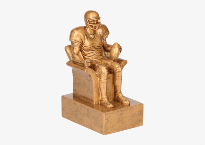 Golden Superfan Football Trophy - Quarterback, transparent png download