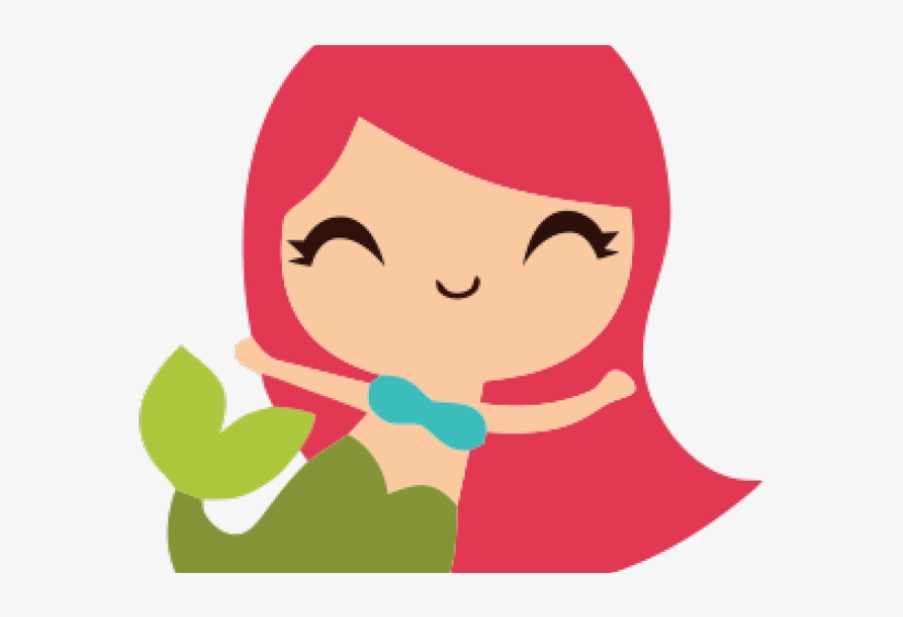 Cute Mermaid Clipart, transparent png download