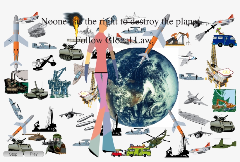 Destruction Clipart Destroyed World - Control Pollution On Earth, transparent png download