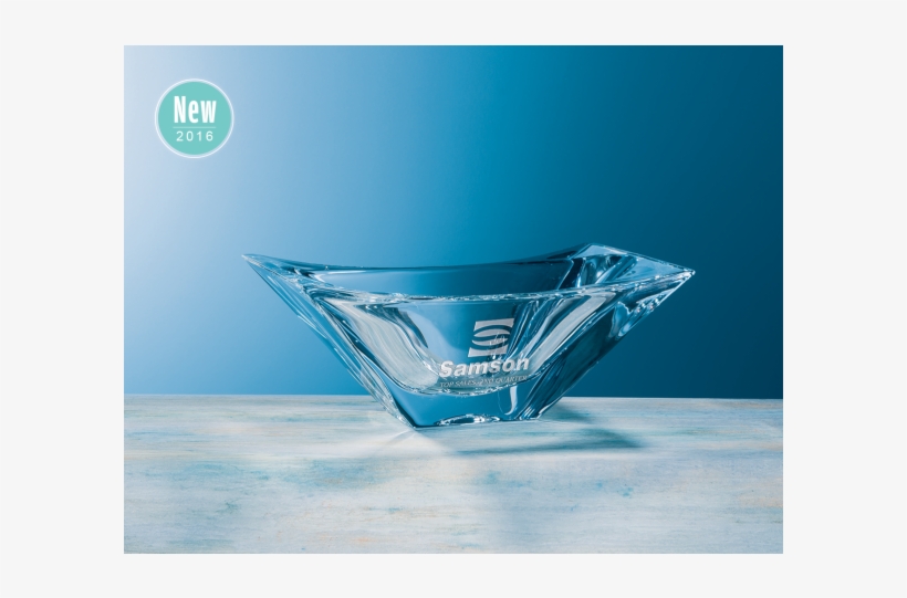 Reflection Bowl - Anedesigns Rectangular Crystal Custom Engraved Image, transparent png download