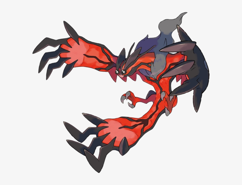 When This Legendary Pokémon's Wings And Tail Feathers - Pokemon Yveltal, transparent png download