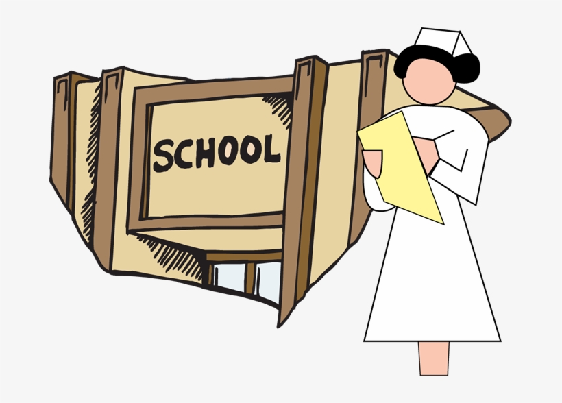 School Nurse Clip Art Free Clipart - College Nursing Clip Art, transparent png download