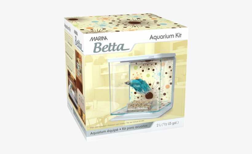 Beta Kit Fuegos Artificiales - Hagen Marina 0.5 Gallon Fireworks Betta Aquarium Kit, transparent png download