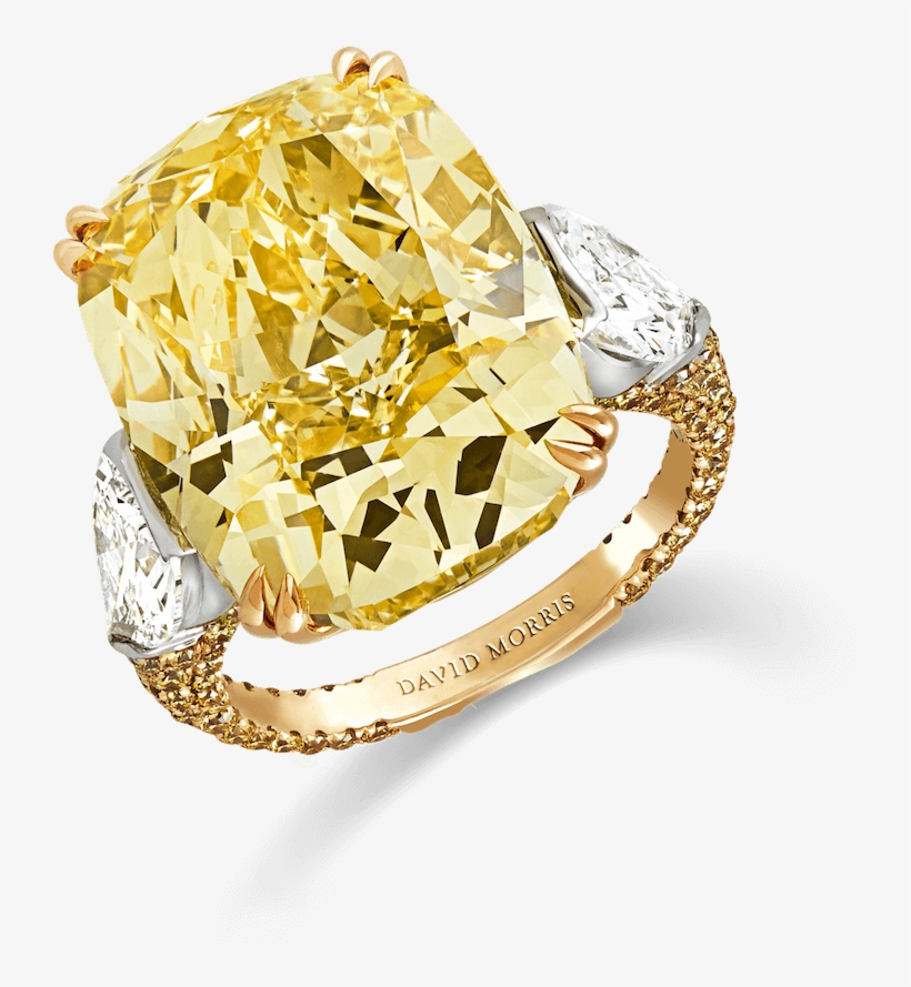 Yellow Diamond Ring2 - Pre-engagement Ring, transparent png download