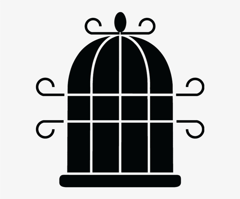 Bird Cage - Illustration, transparent png download