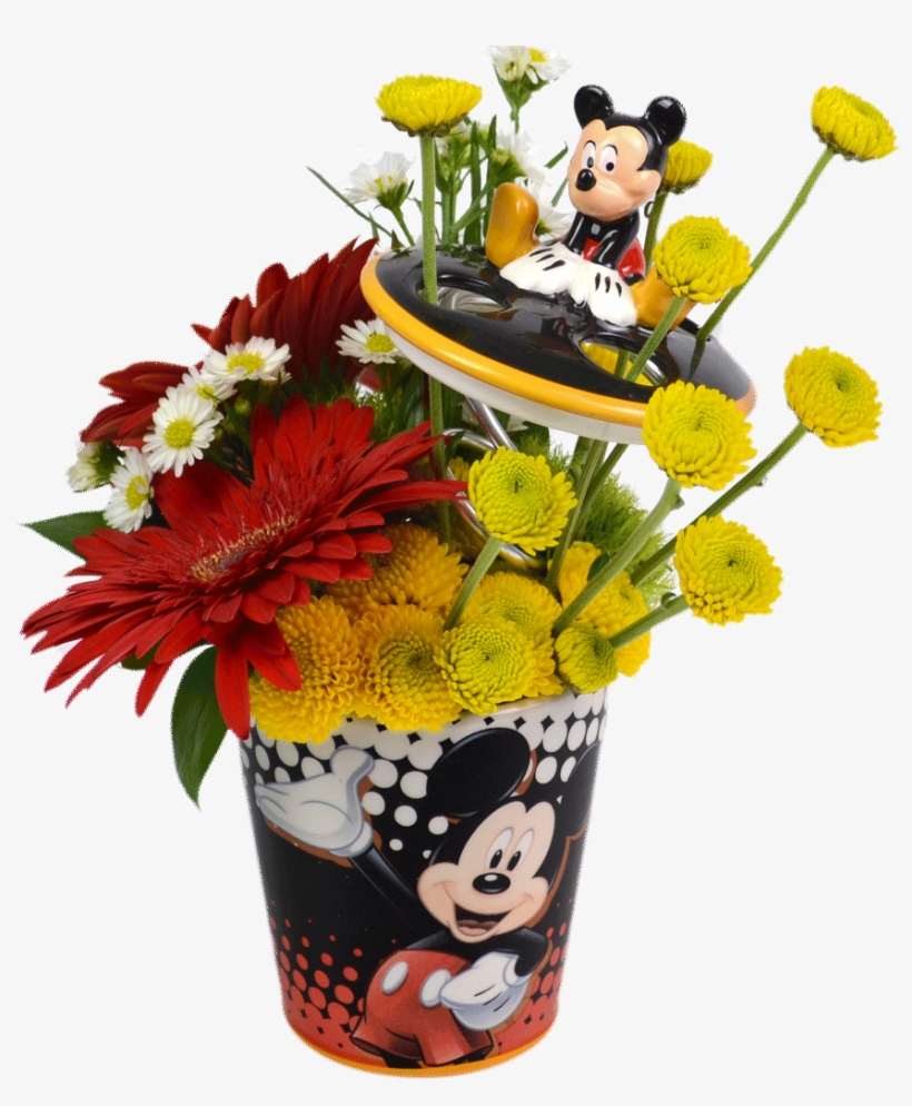 Mickey's Toothbrush Garden Mickeys Toothbrush Holder - Mickey Mouse Dots Toothbrush Holder, transparent png download