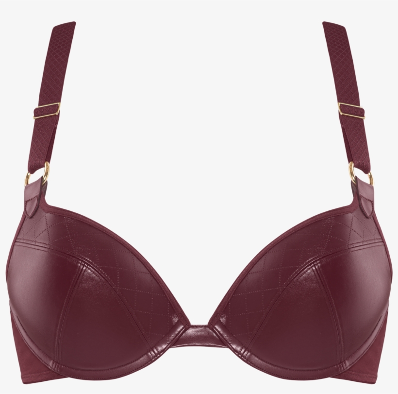 Femme Fatale Bordeaux Fw18 Lingerie - Bra, transparent png download