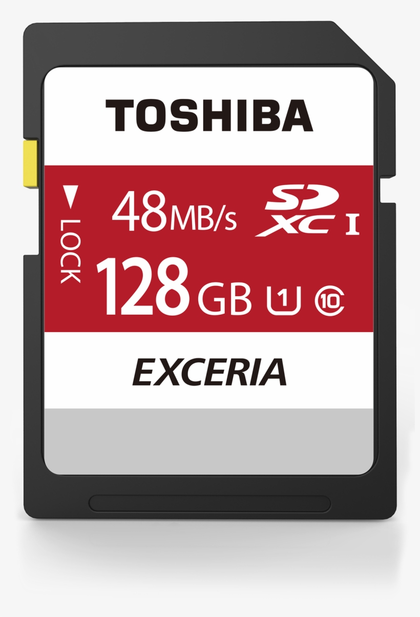 Toshiba 128gb Exceria N302 Sdxc Card (accessories), transparent png download