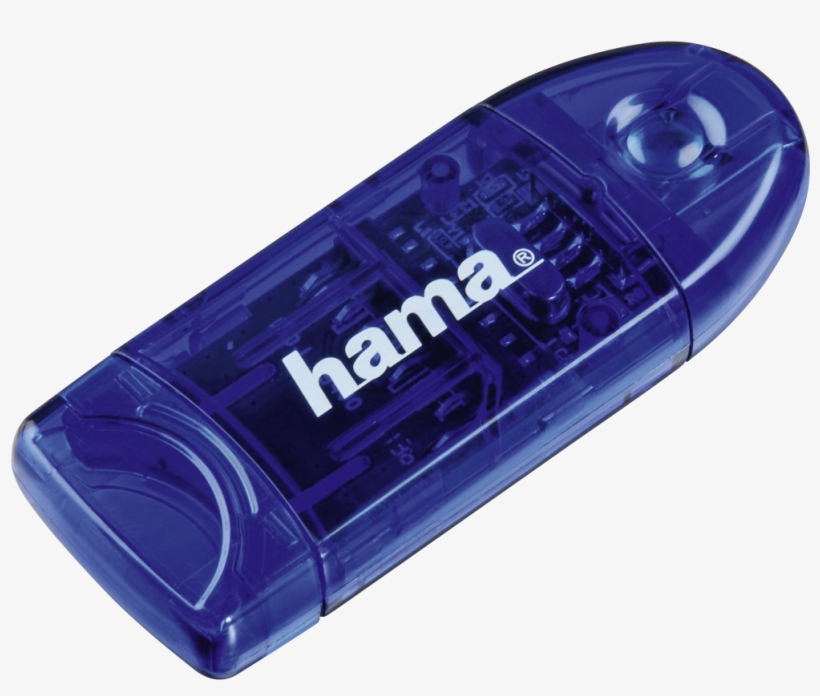 0 Sd Card Reader, Blue - Usb Flash Drive, transparent png download