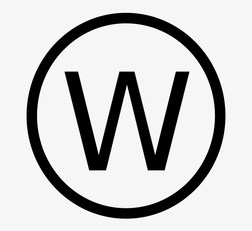 History Credit - - Dry Cleaning W Symbol, transparent png download