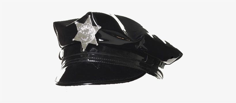 Cophat - Leg Avenue Men's Cop Hat, Black, One Size, Blue, transparent png download